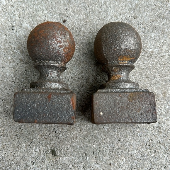 Iron Finials, Fence Topper, Gate Tops, Set of 2, Iron Shop Custom Made - Picture 3 of 7